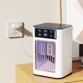 Mini Cold Air Fan Air Conditioning Office Dormitory Spray Humidification Refrigeration Mobile Chiller Usb Air Conditioning Fan