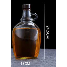 Wholesale 1L 1.5L 2L 3L 4L 5L California Wine Bottle for Fermented with Plastic Lid or for Vase