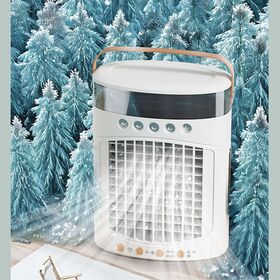New Portable Air Conditioner Cooling Fan Evaporative Mini Air Conditioner Mini Ventilador 3 Speed Cool Mist Personal Air Cooler