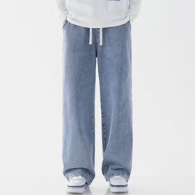 Jean Garçon Flipback Taille 26 - Jambe Droite à Rabat - Délavé Bleu Foncé - 11 Ans