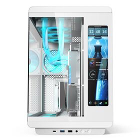 SOEYI Novo Modelo Gabinete para PC Gaming Gabinete de CPU Atacado Torres de Gabinetes de Computador ATX Gebinete Gamer com Tela LCD