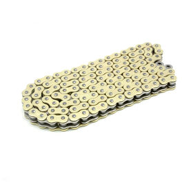 Neue 520er Motorradkette, Gold, 120 Glieder, Hochleistungs-H-X-Serie, X-Ring-Kette mit Verbindungsglied