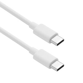 TYPE C to TYPE C 30CM white data cable TPE caiz is easy to carry