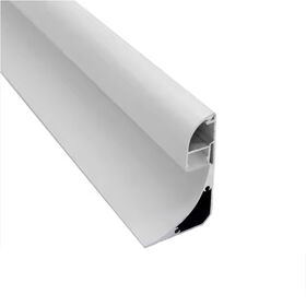 Certified ISO LED Skirting Board Aluminum Profile for decorative construction materials