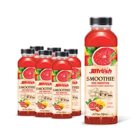 Tropical JB'FRESH Red Smoothie 500ml Bottle ODM OEM Beverage Drink Bulk Wholesale Vietnam Manufacturer Private Label HALAL