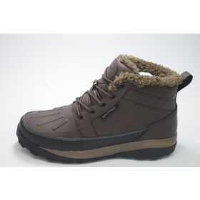 Men's Snow Boots Waterproof Warm Fur Winter Hiking Boot Non-slip Outdoor Ankle High-top Shoes Work Hiker Trail