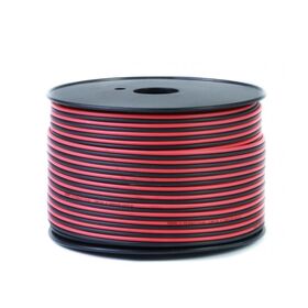 Fil électrique de calibre 18, 2 broches, 2 couleurs rouge noir, câble de raccordement, cordon d'extension pour bandes LED, fil flexible 12V/24V DC pour éclairage