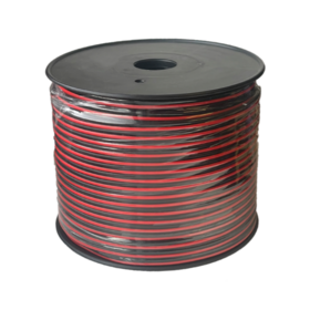 Fil électrique de connexion rouge et noir 12 AWG pour bandes LED, cordon d'extension 12V/24V DC, fil flexible à 2 conducteurs 12AWG pour usage domestique
