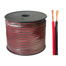 Fil Automobile, Fil Électrique, Rallonge, CCA, 2 Conducteurs, Rouge Noir, Fil Parallèle, Câblage, Bandes d'Éclairage LED 12V/24V DC