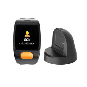 ساعة ذكية L20 4G للرعاية عن بعد لكبار السن مع نظام تحديد المواقع GPS، مراقبة ضغط الدم، قاعدة شحن، SOS للطوارئ، جهاز تتبع GPS ووظيفة الاتصال