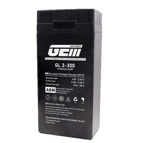 بطارية دورة عميقة GEM 6V 200Ah AGM - لا تحتاج إلى صيانة للاستخدامات في الطاقة الشمسية/UPS/الاتصالات/مراكز البيانات