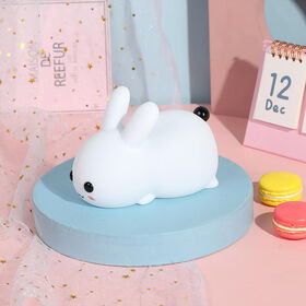 2025 Wholesale Bunny Lamp Cute Bunny Lamp Kids Night Light Rabbit Silicone LED Night Light Soft Silicone Light