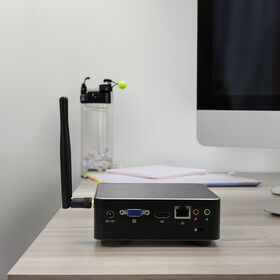 EGLOBAL Mini PC de Oficina Barato In-tel Core i5-6260U 8G DDR3L MSATA SSD HDD Ventilador Mini Servidor Computadora de Escritorio Soporte HD VGA