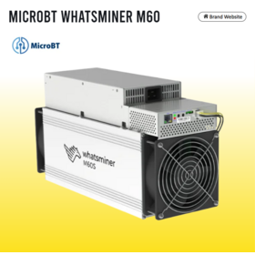 Mineur ASIC M60 5nm 3420W économique pour rigs à haute efficacité