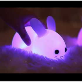 Wiederaufladbare Touch-Lampe Silikon Nachtlicht Rgb Silikon Neon LED Nachtlichter für Kinderzimmer