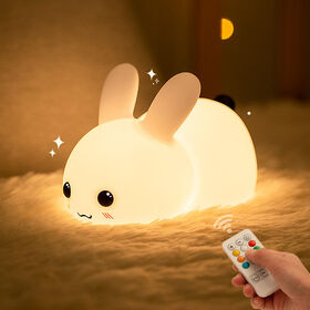 Veilleuses LED Néon en Silicone RVB pour Chambre d'Enfants Lampe de Nuit de Projection pour Enfants