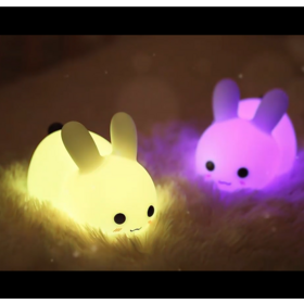 Wiederaufladbare Touch-Licht Silikon LED-Nachtlampe - Silikonlampe für Kinder