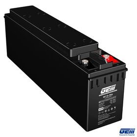 Batería AGM VRLA de Terminal Frontal de 12V 75Ah con Baja Autodescarga para Almacenamiento de Energía Renovable