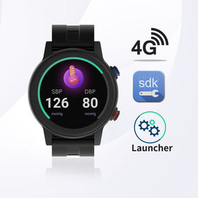 ساعة تتبع GPS شخصية 4G مع منبه SOS لكبار السن، خاصية كشف السقوط، سوار مع مراقبة الصحة ودعم SDP