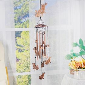 Carillons Éoliens Métalliques en Gros pour Extérieur/Intérieur, Maison, Pelouse, Porche, Patio, Décoration de Jardin, Ornement de Cour