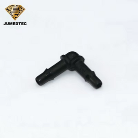 Factory Price 3/32" L Shape 90 Degree Plastic Easy Assembly Hose Barb Fitting