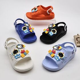 Chaussons pour bébé avec motifs mignons et tendance, chaussures pour enfants sur mesure, sandales et claquettes