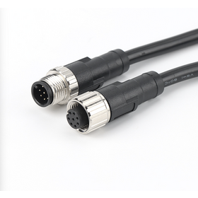 thumbnail image 2 of M12 Sensor Connector Aviation Cable Male 8 Pin Straight 6 2 of 14