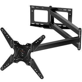 MOUNT FORGING 48'' Lengan Ekstensi Panjang Braket Dinding TV, Braket TV Heavy Duty Gerak Penuh, Lanskap ke Potret, untuk TV 26''-65''