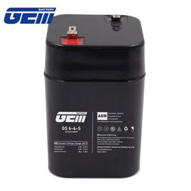 Wartungsfreie 6V 4Ah VRLA Batterie, zertifiziert nach IEC60896-21/22 mit verlängerter Lebensdauer für Alarmsysteme