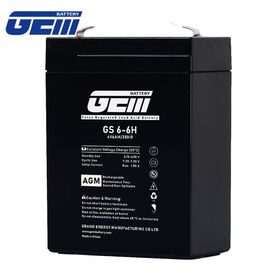 Ventilregulierte 6V 6Ah Blei-Säure-Batterie mit geringer Selbstentladungsrate für langfristige Solarenergiespeicherung.