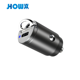 In-Car Laptop Car Charger Dual Port USB C Car Charger 30W 45W 65W with OEM