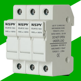 Wholesales NSDF38 DC Fuse Holder 1000V Solar PV System with 32A fuse