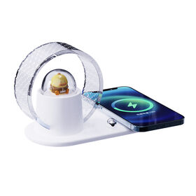 شاحن لاسلكي 3 في 1 OEM K13 مع تصميم كرتوني وإضاءة ليلية - شحن سريع للأجهزة المحمولة