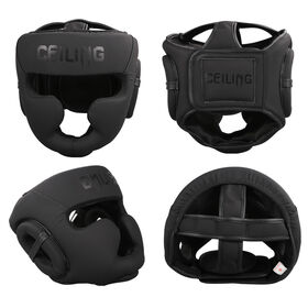 Manufacturer Supply Custom Logo Muay Thai Boxing Helmet Unisex Fighting Training Boxing Head Gear