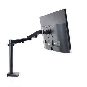 Brazo de Monitor de Aluminio VESA de 17-27 pulgadas con Giro de 360° para Configuración Ergonómica de Escritorio de PC