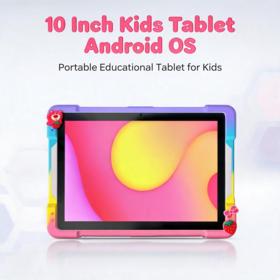 Kinder Tablet, 10.1 Zoll Android 15 Tablet für Kinder, 12GB+64GB, Octa-Core, 6000mAh Akku, WiFi 6, Vorinstallierte Kinder Apps - Großhandel Kinder Tablet