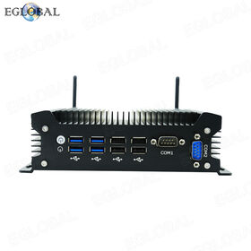 PC Industrial Fanless EGLOBAL Práctico y Estable C-ore I3/I5/i7 2*LAN 2*COM 2*HD 8*USB Mini PC