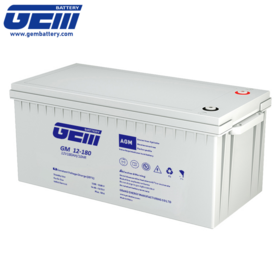 12V 180Ah PE Gel Batterie, optimiert für Deep-Cycle-Anwendungen mit überlegener thermischer Stabilität und SIO2-Zusätzen