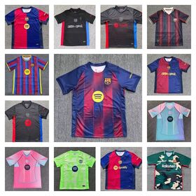 25-26 Club football jersey, Barcelona jersey, cross-border sports T-shirt, 24-25 season Fan Edition Barcelona