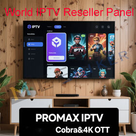 World IPTV Reseller Panel 4K Ott Promax IPTV Server Free Test for Europe German Romania France Israel USA Spain IPTV Subscription
