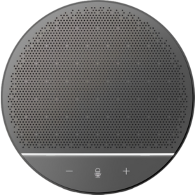 Micrófono Bluetooth Omnidireccional para videoconferencias. Distancia de captación efectiva de al menos 3 metros con altavoz incorporado.