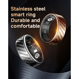 2025 new design MCL-R6 Smart Ring with Waterproof Sleeping Monitor Health Tracke Blood Oxygen guesture swipe video