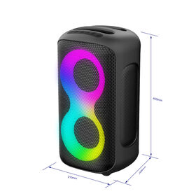 Factory price 45 watts karaoke party portable bluetooth speaker with RGB light for outdoor and home office odm oem manufacturer