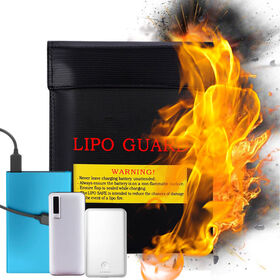 YHX 10000mAh Portable Phone Charging Case Mini Power Pack with Fireproof Silicone Storage Bag Special Purpose Case