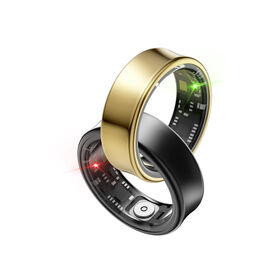 OEM Sleep monitoring titanium smart ring SR05 with health tracker blood oxygen gesture sliding video suitable for everyone