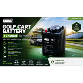 6V 260Ah Lead-Acid Battery | Suitable for Electric Tricycles, Scooters