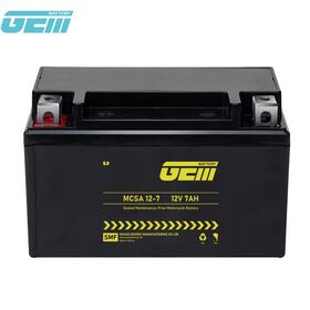 Motorcycle batteries 12V 7.5Ah engine start VRLA AGM Sealed Lead Acid YTZ5S YB5L YTX7A YB3L