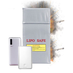 Portable Mobile Power Bank Organizer Bag Fireproof and Waterproof Travel Carrying Case for Small Power Bank Charger