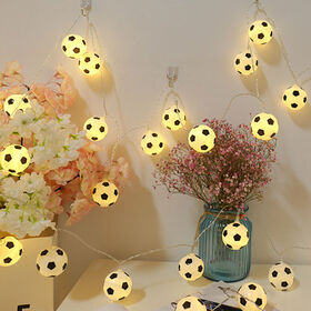 2026 Football-World-Cups Football Light String Bar KTV Ambiance Festival Decorative Light Shape Battery Lamp Party Theme
