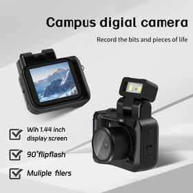 Mini Caméra 1080P HD Caméscope Portable Rétro Voyage Vlog Étudiant Caméscope Compact Rechargeable Longue Durée